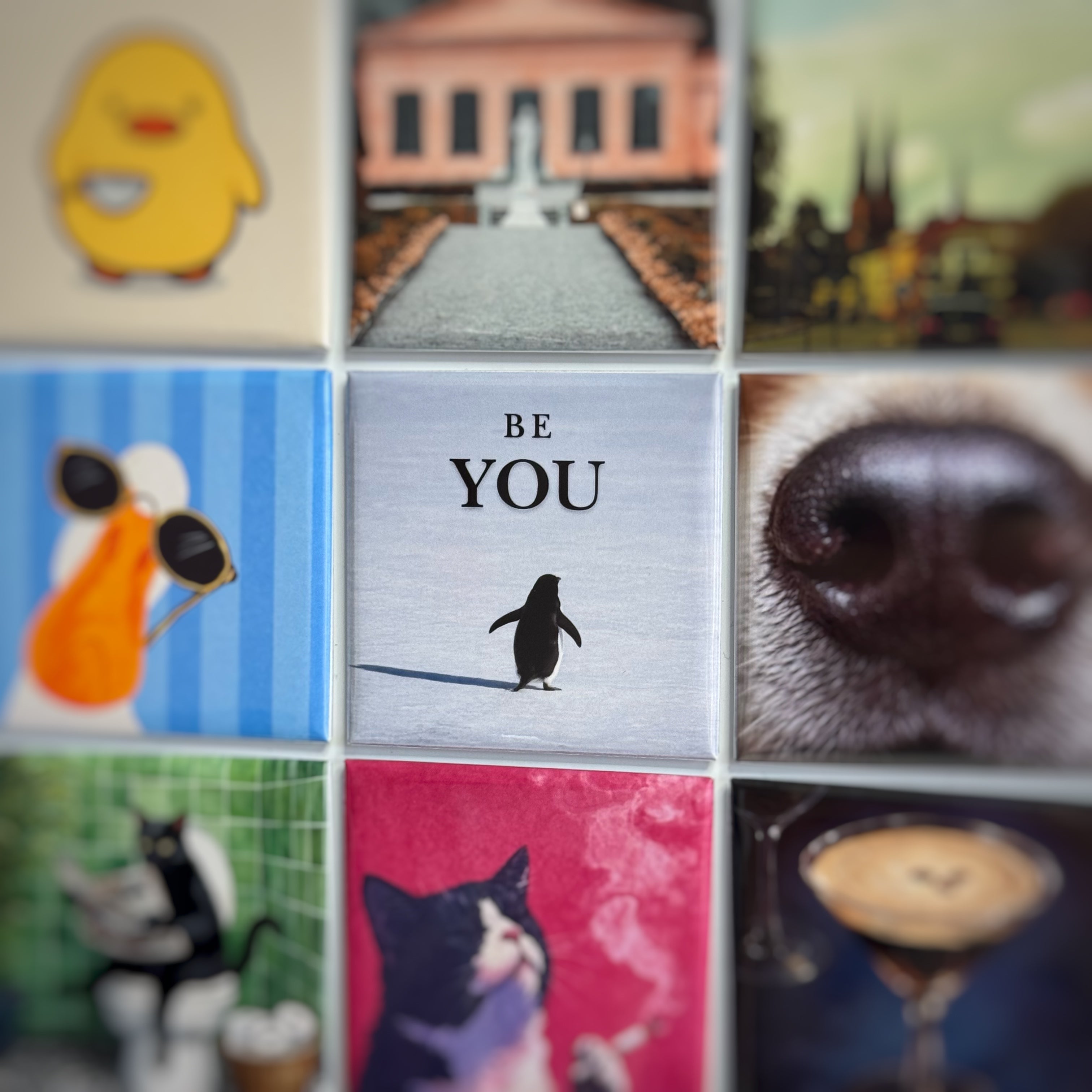 “Be you” penguin